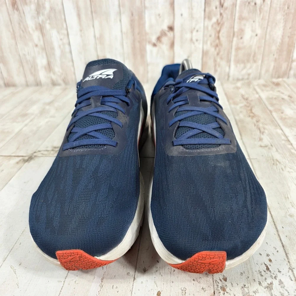 Altra Rivera Navy Blue Red Running Shoes Mens 9.5 AL0A4VQL445
